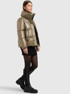 Jacke RINJA2 SHINY CANE BROWN