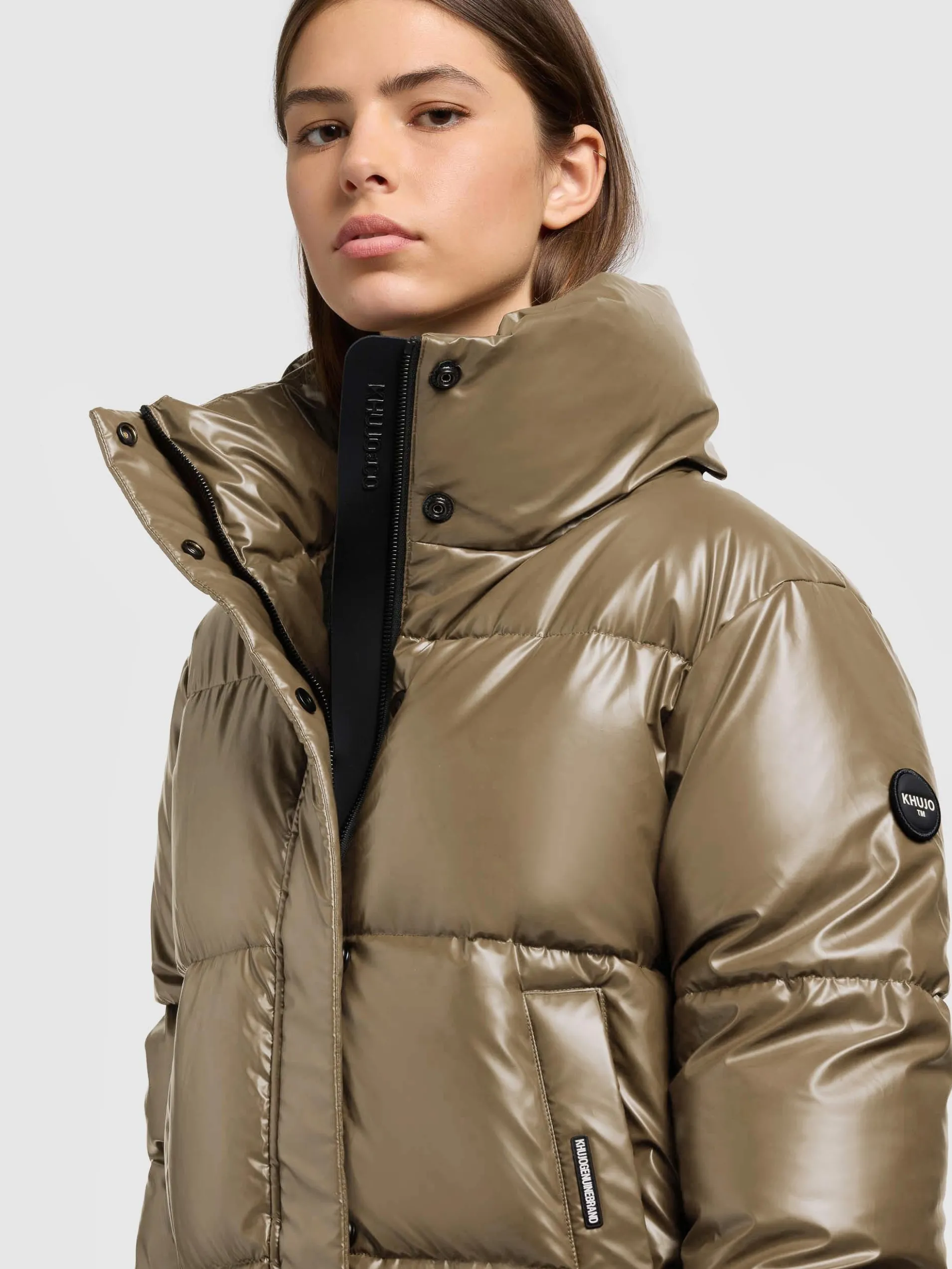 Jacke RINJA2 SHINY CANE BROWN