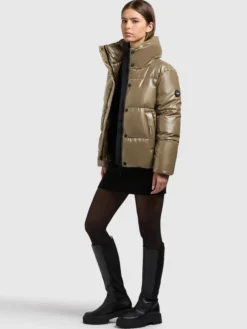 Jacke RINJA2 SHINY CANE BROWN