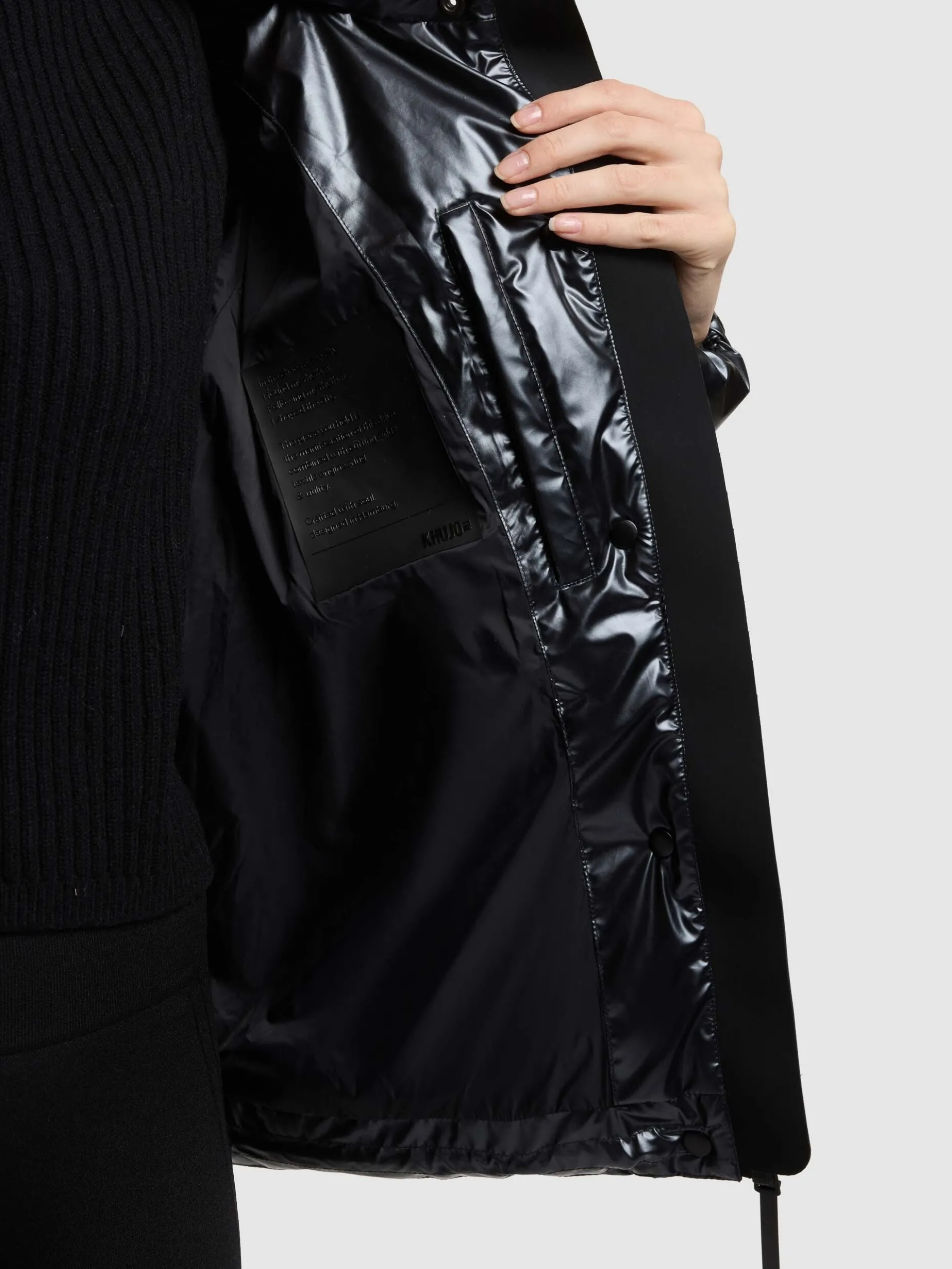 Jacke RINJA3 SHINY DEEP STEEL BLUE