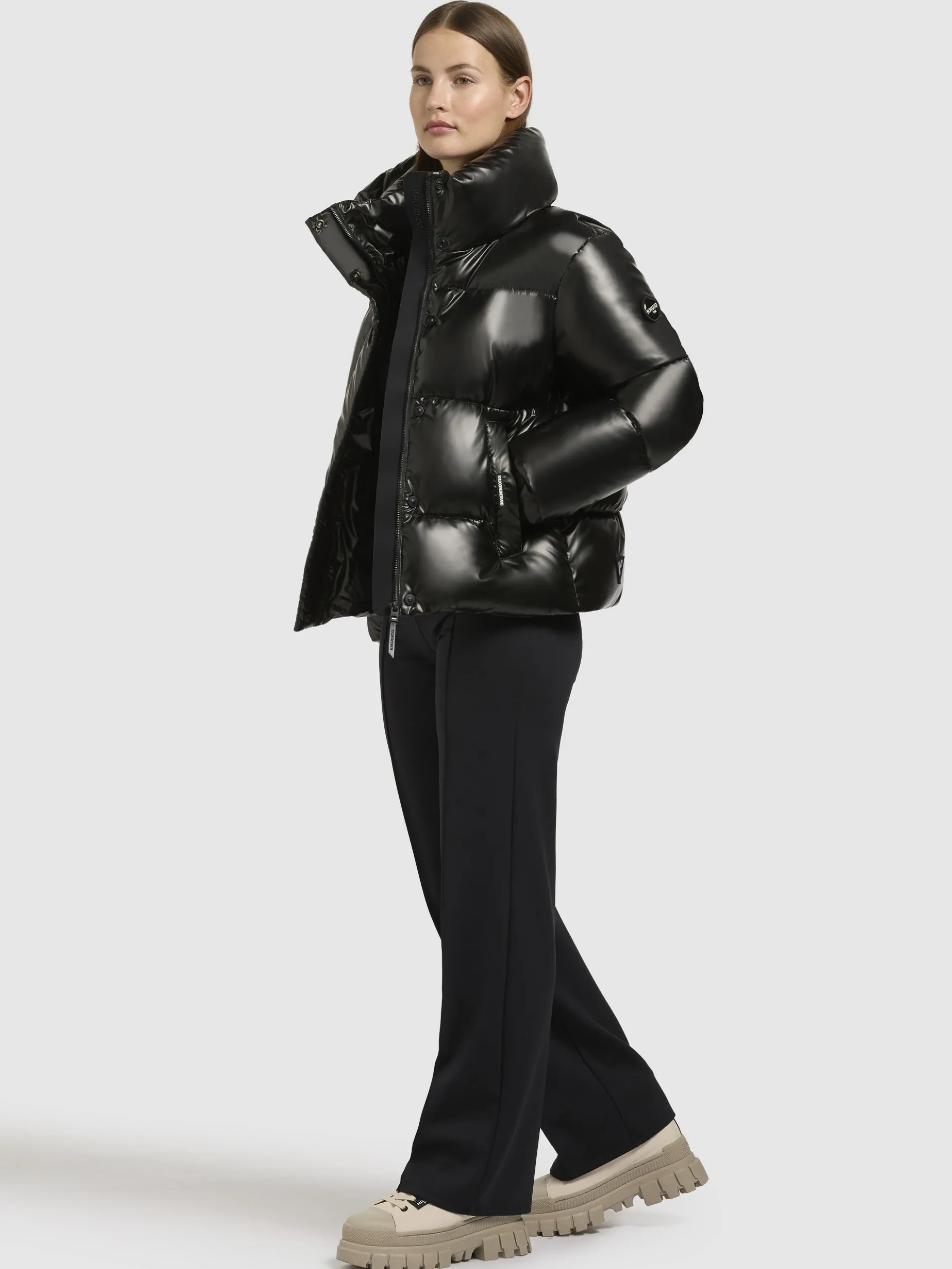Jacke RINJA SHINY Dunkelgrau