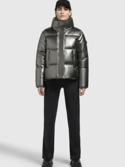 Jacke RINJA SHINY Grau