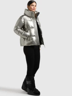 Jacke RINJA2 SHINY ROYAL SILVER