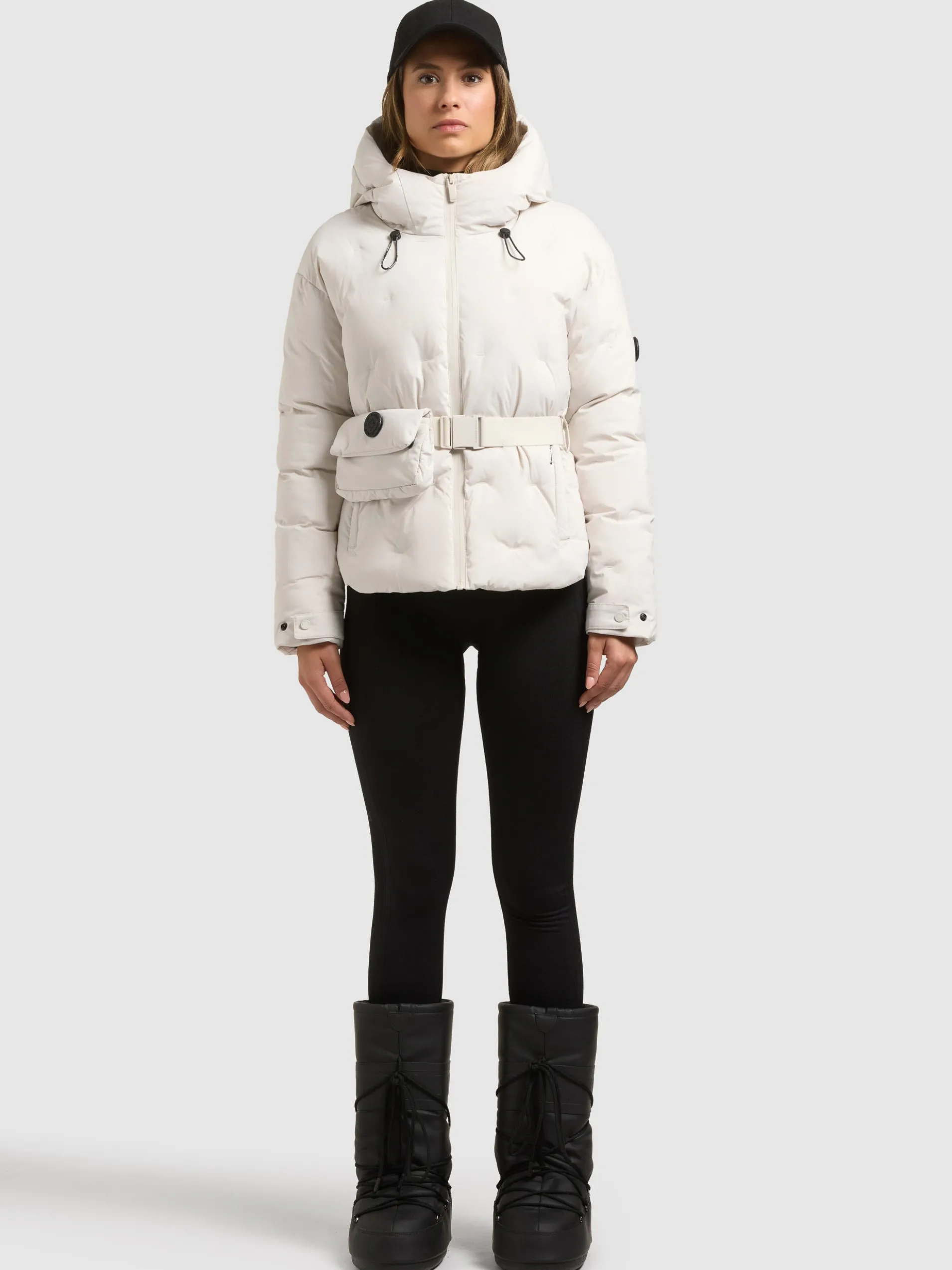 Jacke ROSELYN WITH BAG COTTON CREAM