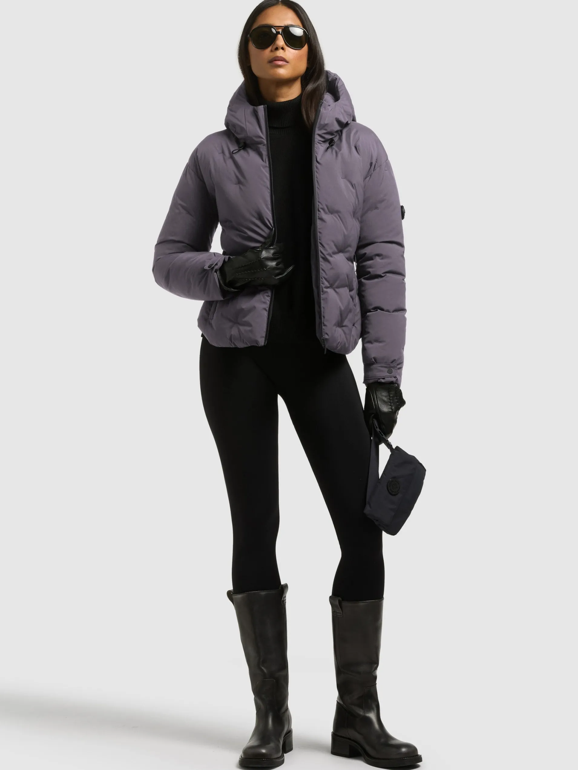 Jacke ROSELYN WITH BAG LAVENDER FOG