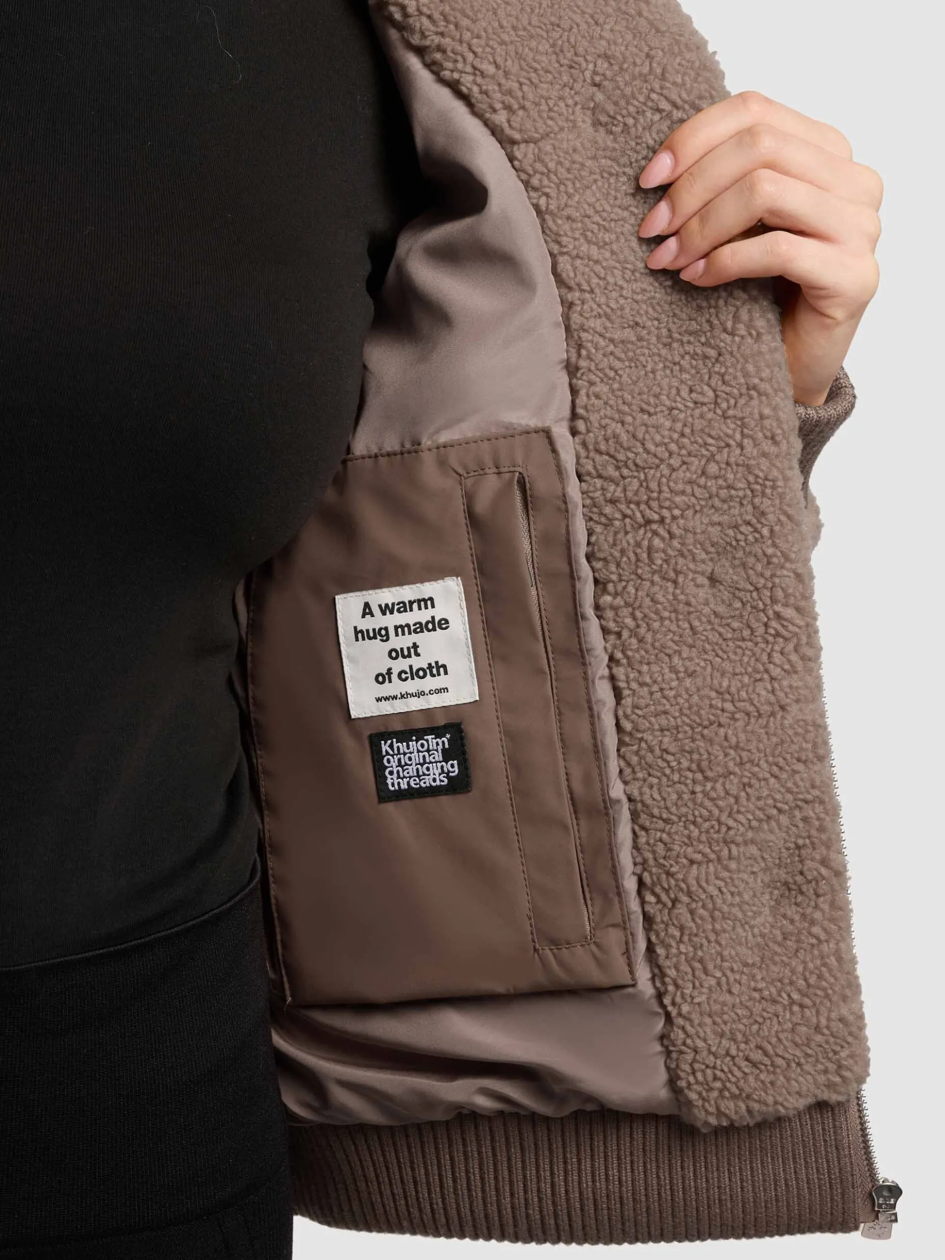 Jacke ROWYN TAUPE GREY
