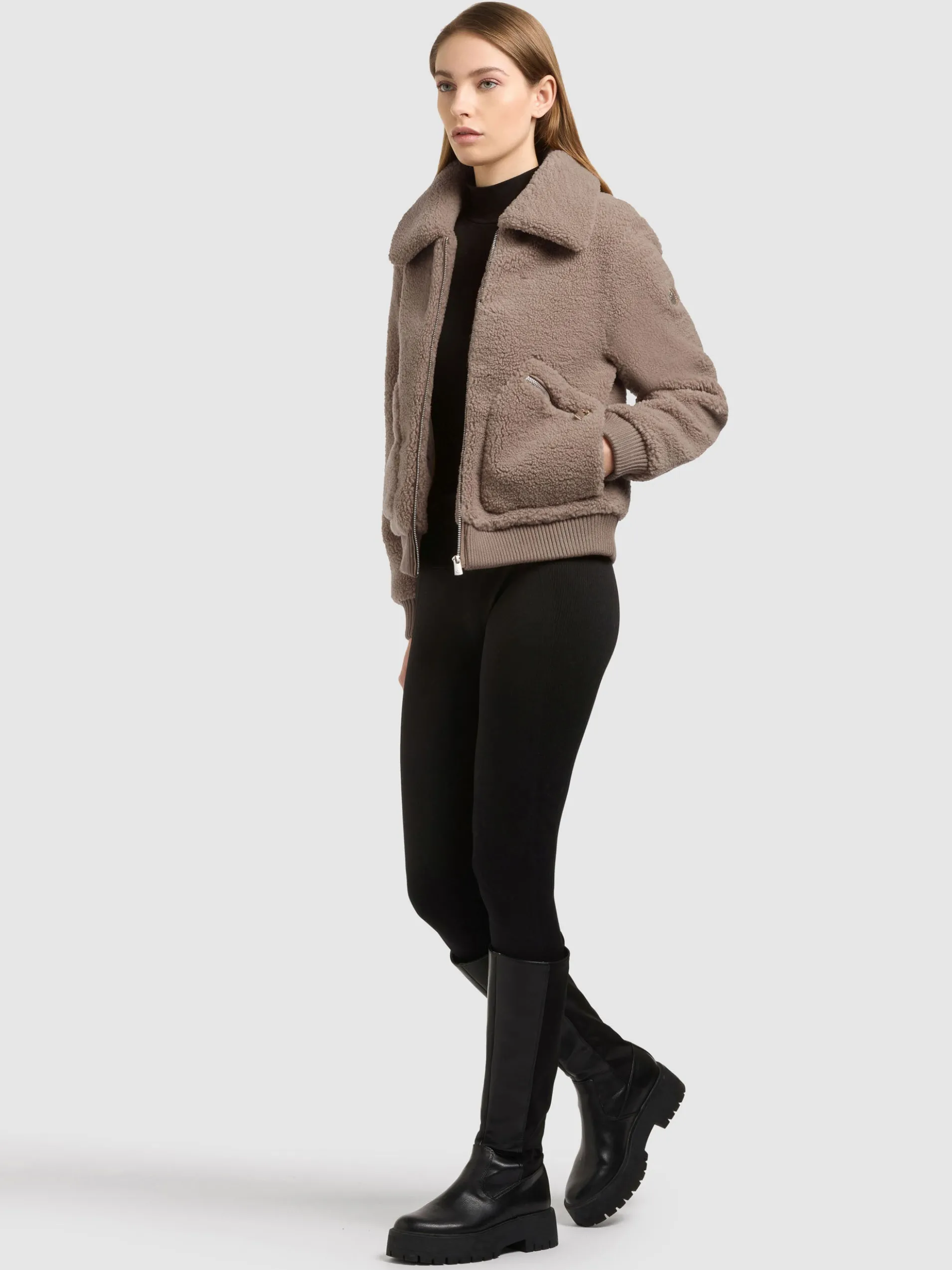 Jacke ROWYN TAUPE GREY