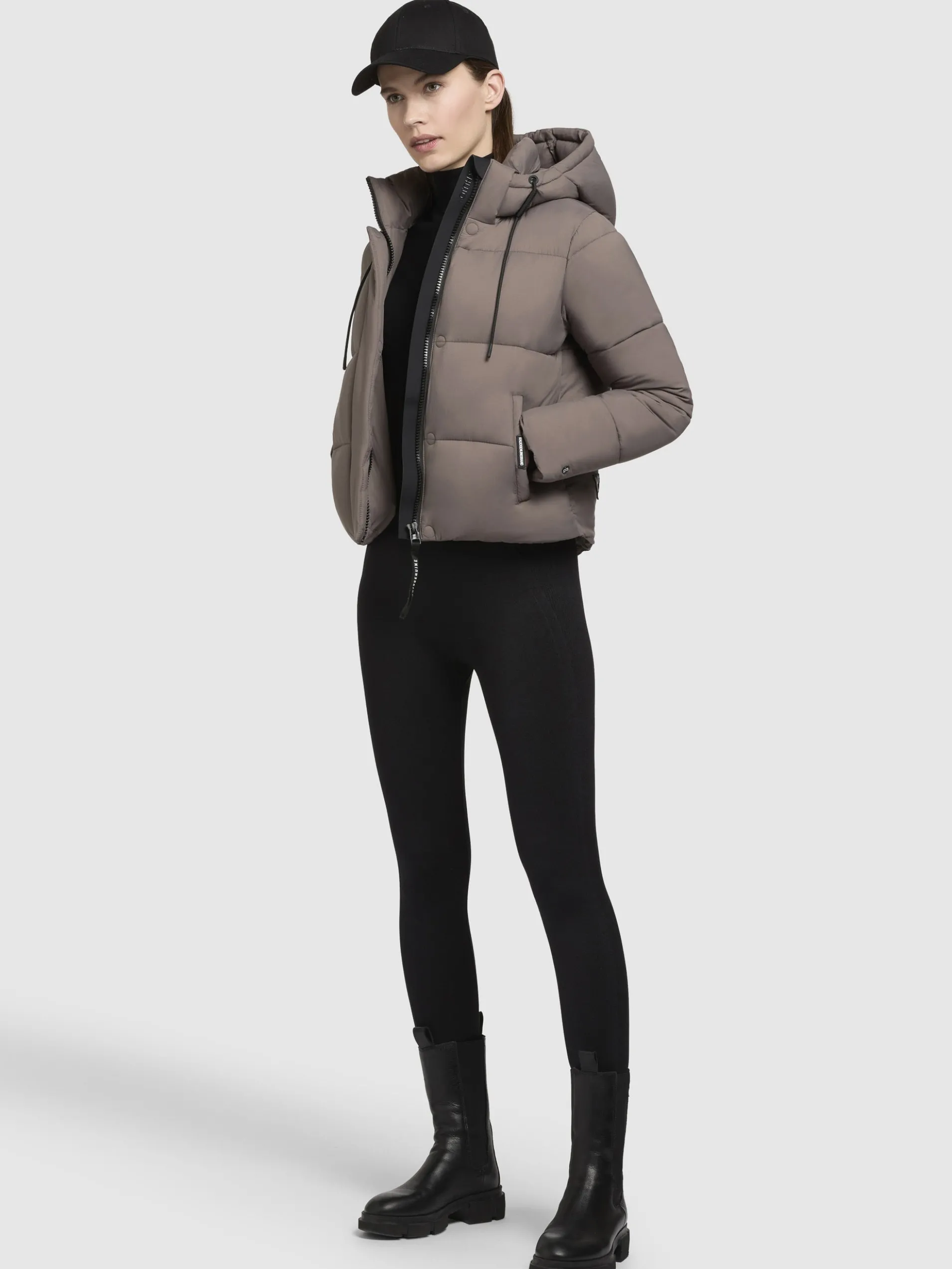 Jacke STINE2 MATT Taupe dunkel