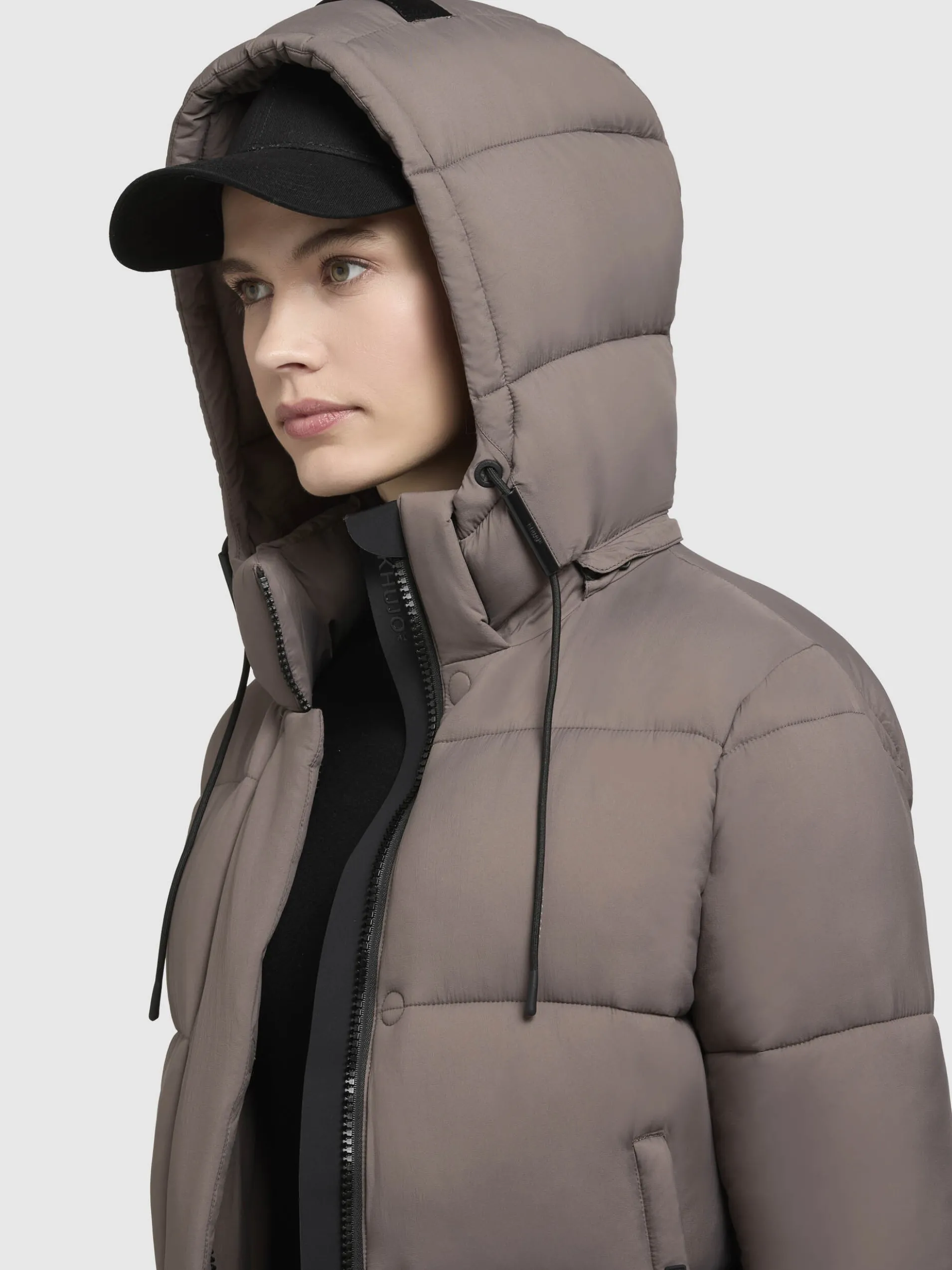Jacke STINE2 MATT Taupe dunkel