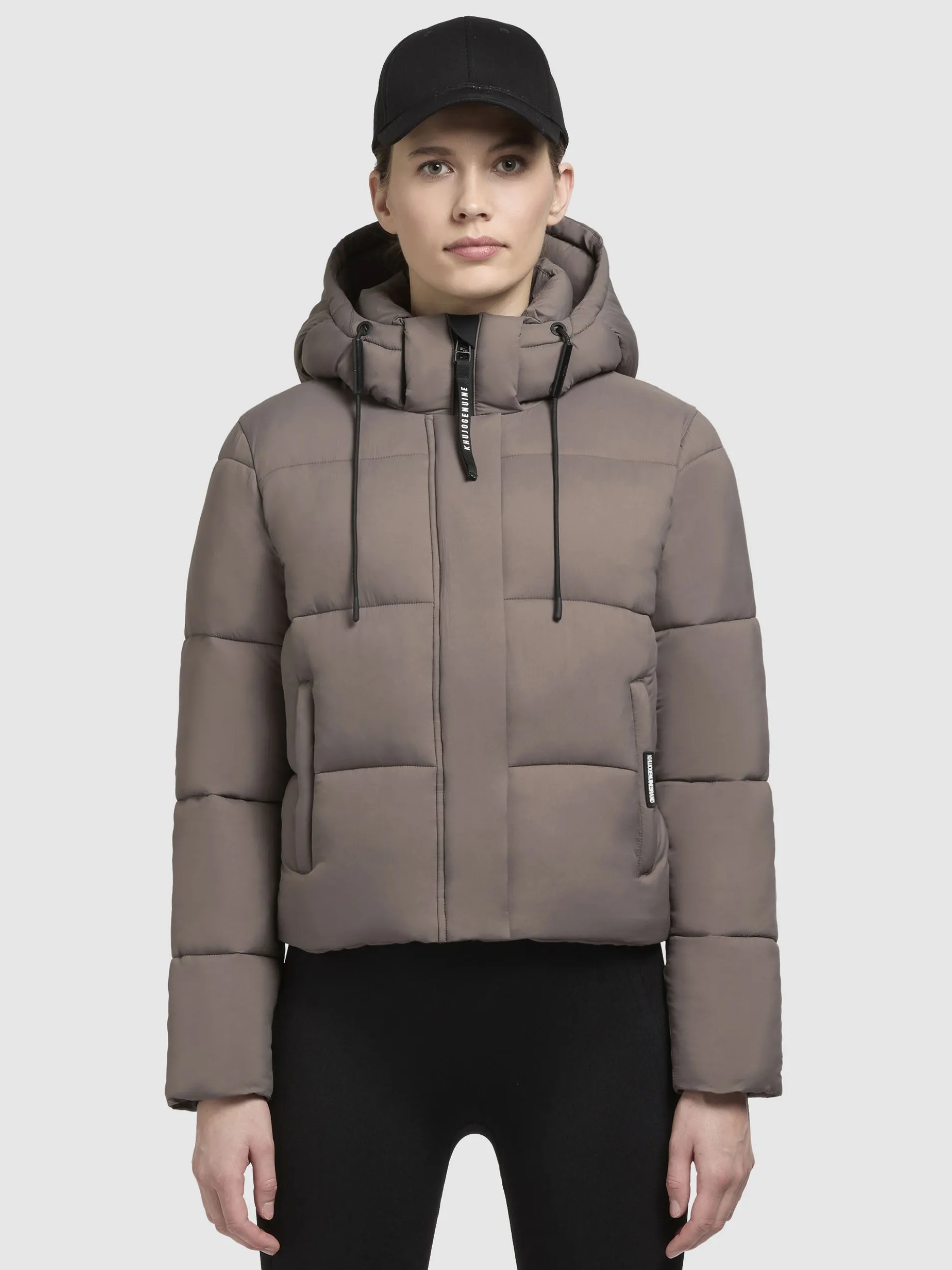 Jacke STINE2 MATT Taupe dunkel