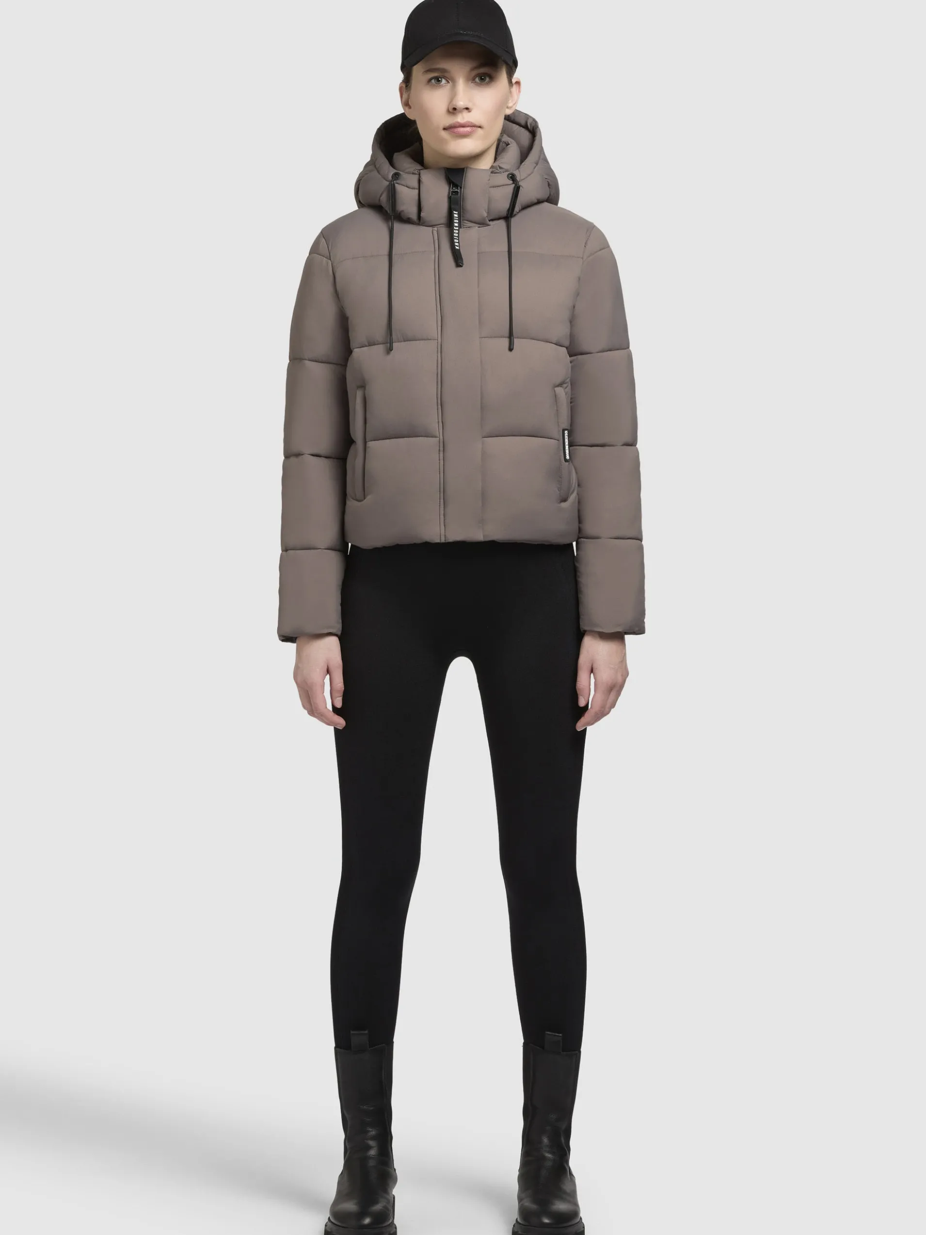 Jacke STINE2 MATT Taupe dunkel