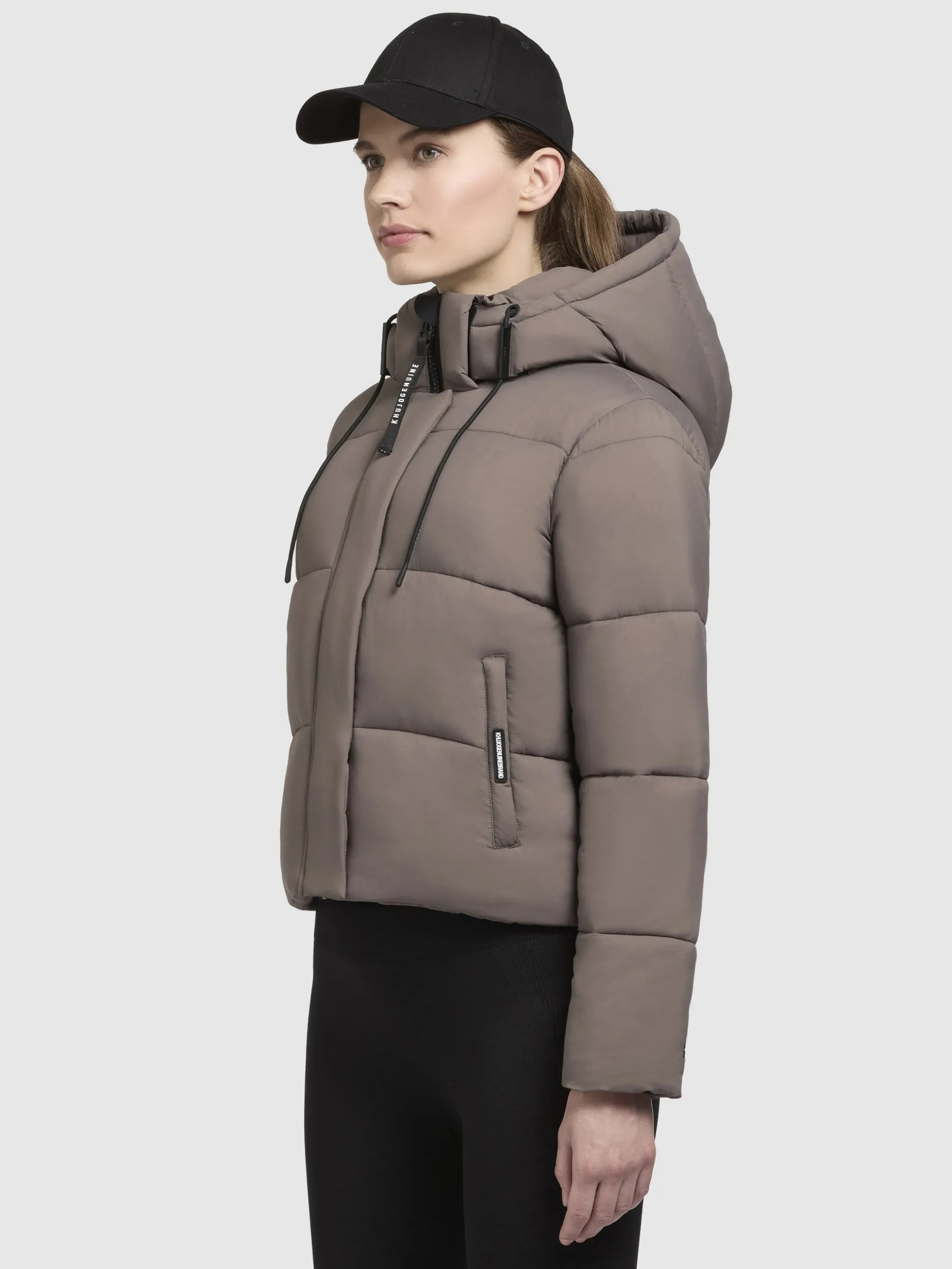 Jacke STINE2 MATT Taupe dunkel