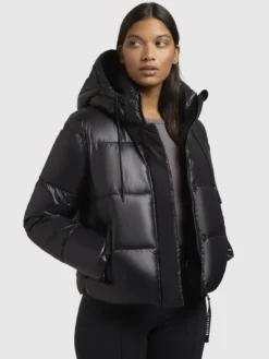 Jacke STINE2 SATIN Schwarz