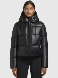 Jacke STINE2 SATIN Schwarz