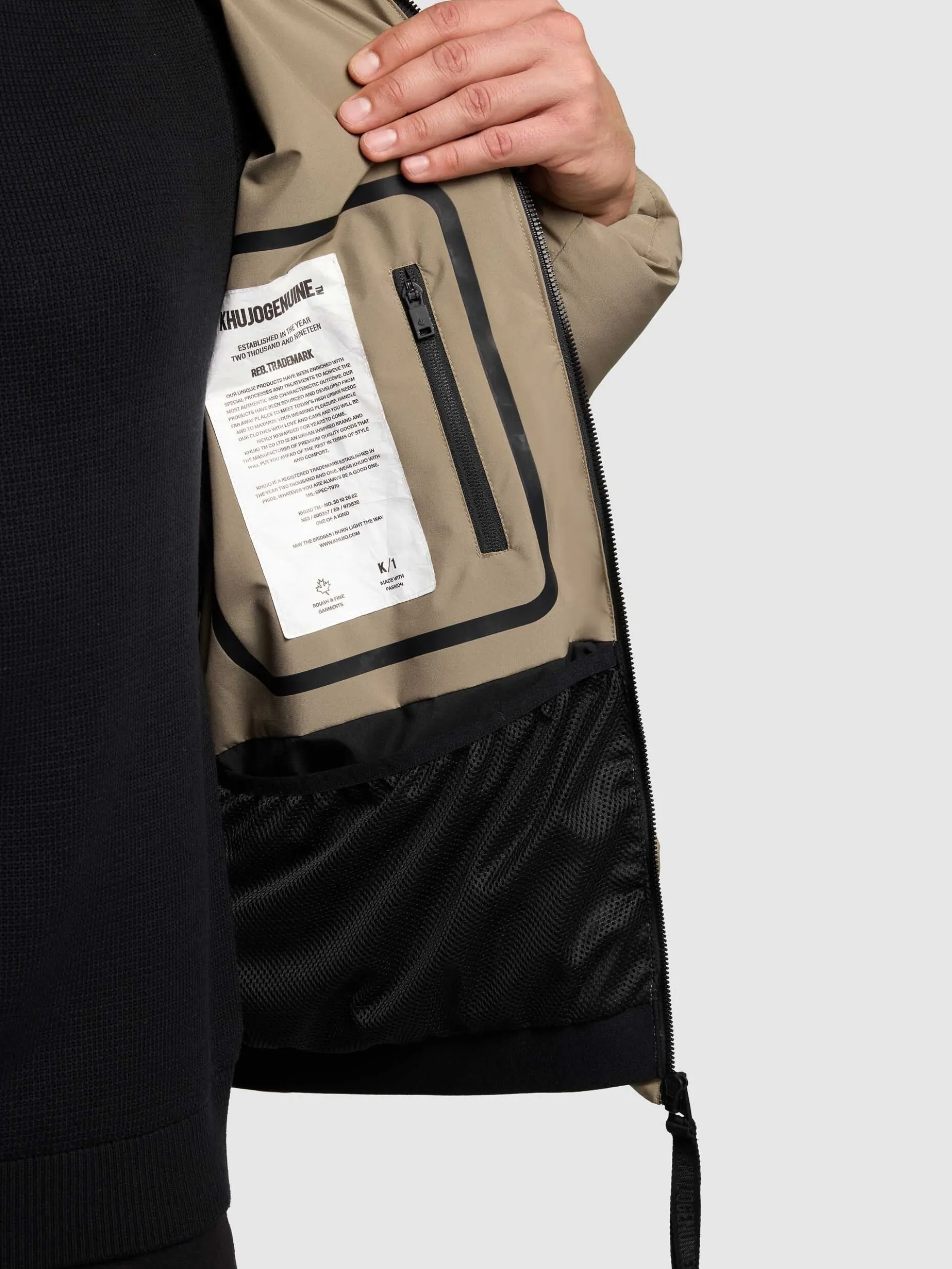 Jacke WESH3 LICHEN BEIGE