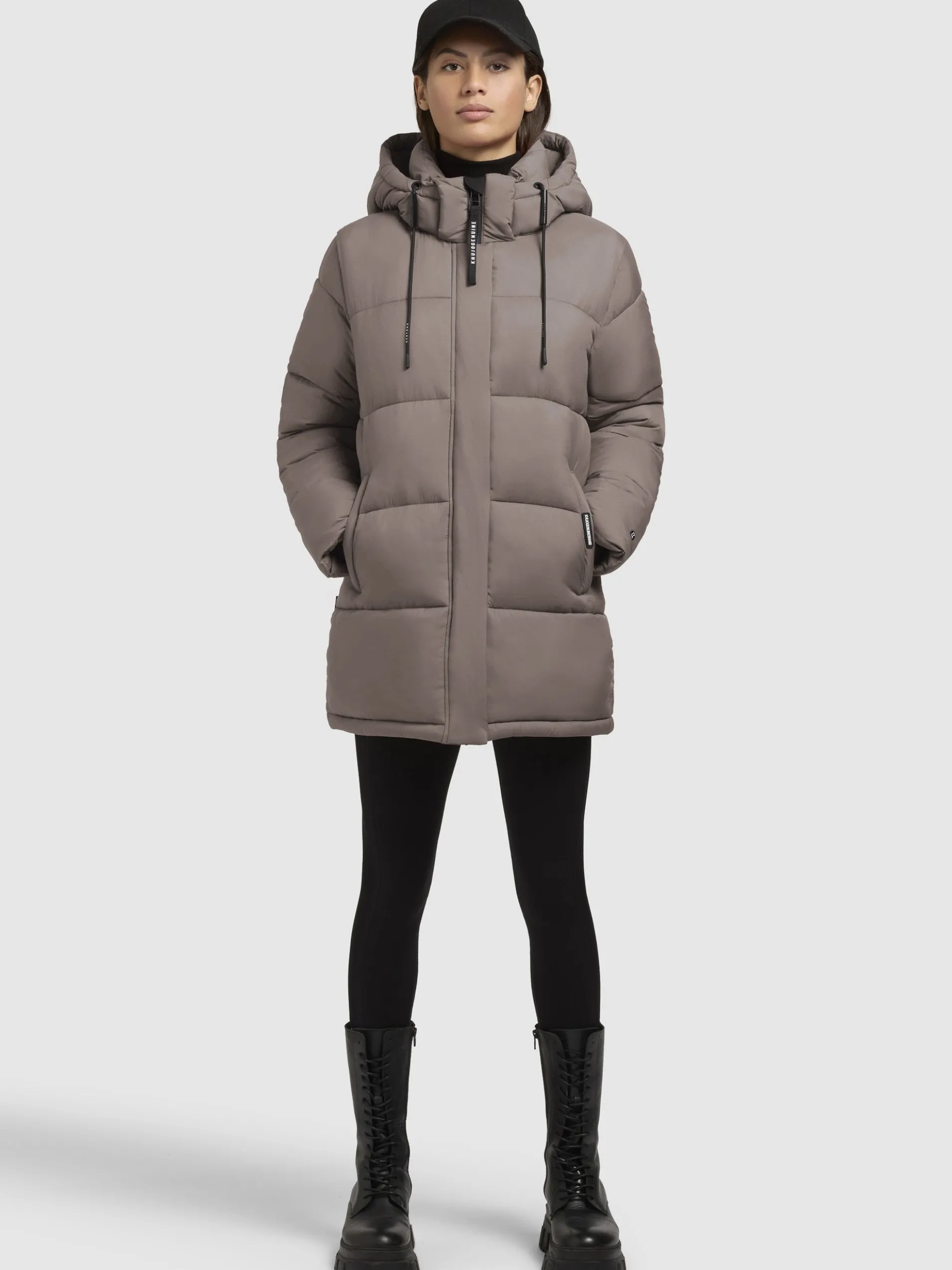 Jacke WORD3 MATT Taupe dunkel