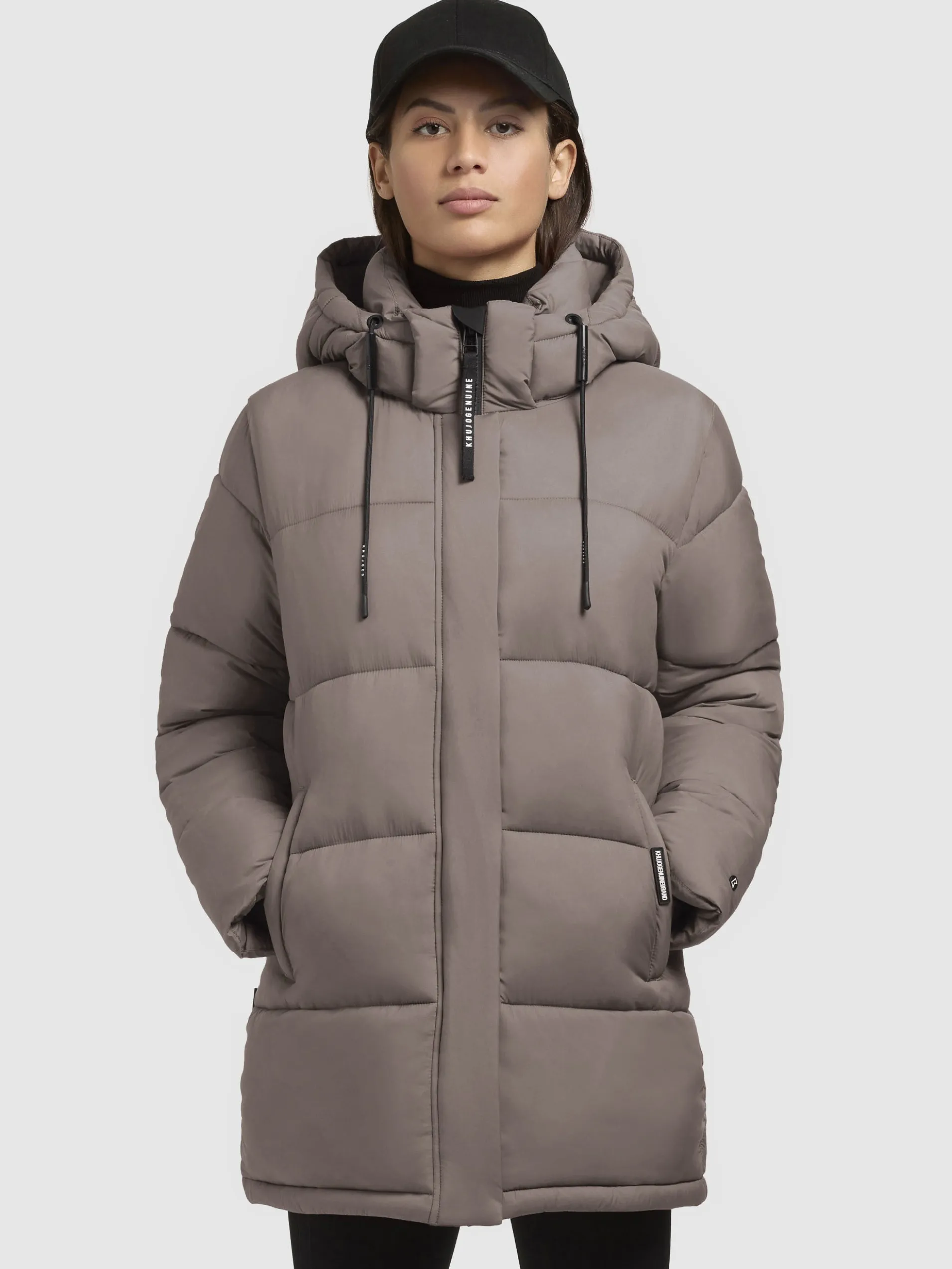Jacke WORD3 MATT Taupe dunkel