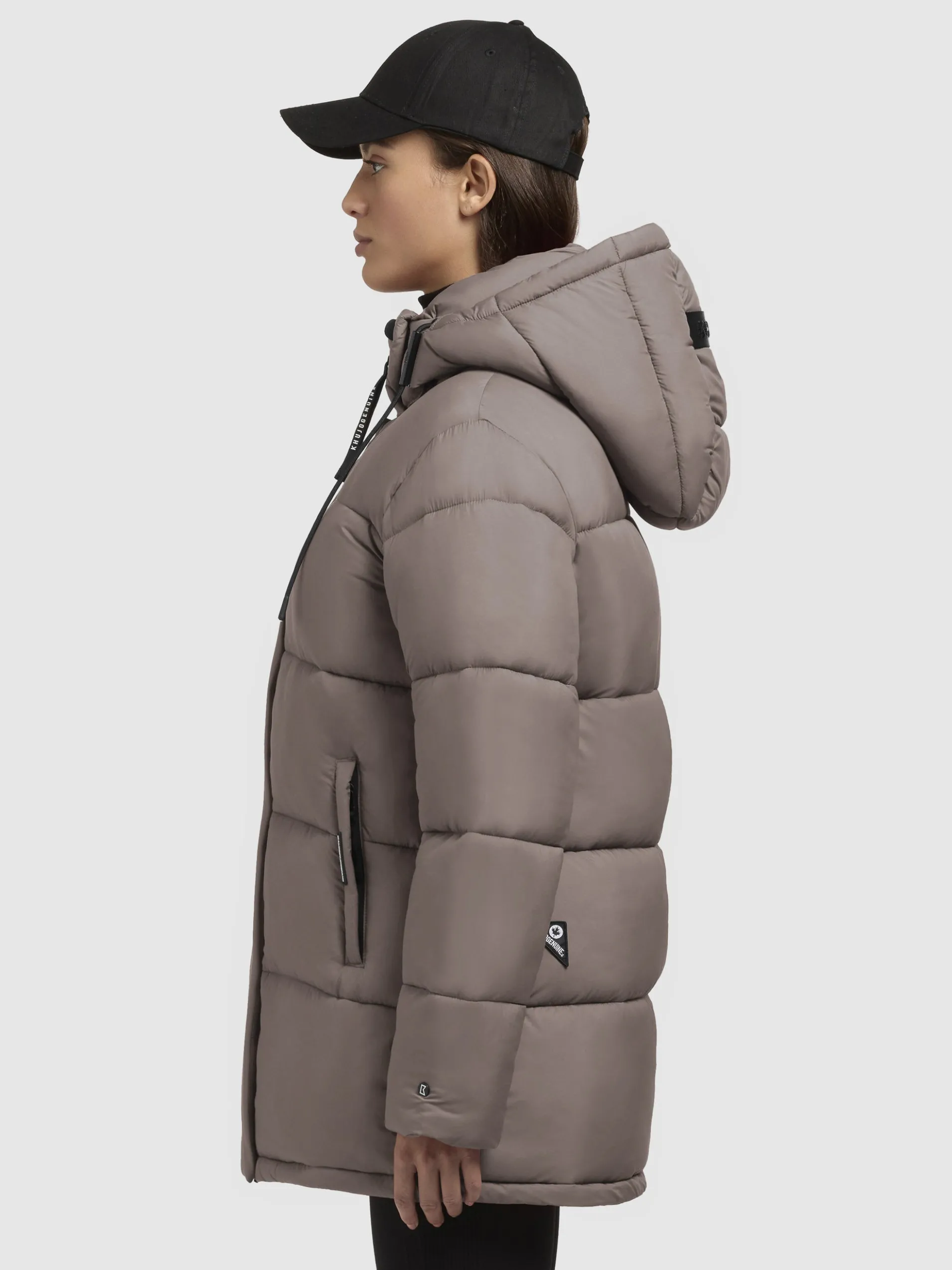 Jacke WORD3 MATT Taupe dunkel