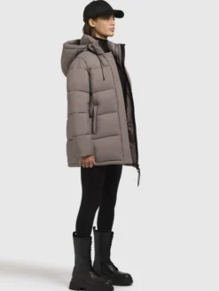 Jacke WORD3 MATT Taupe dunkel
