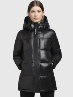 Jacke WORD3 SATIN Schwarz