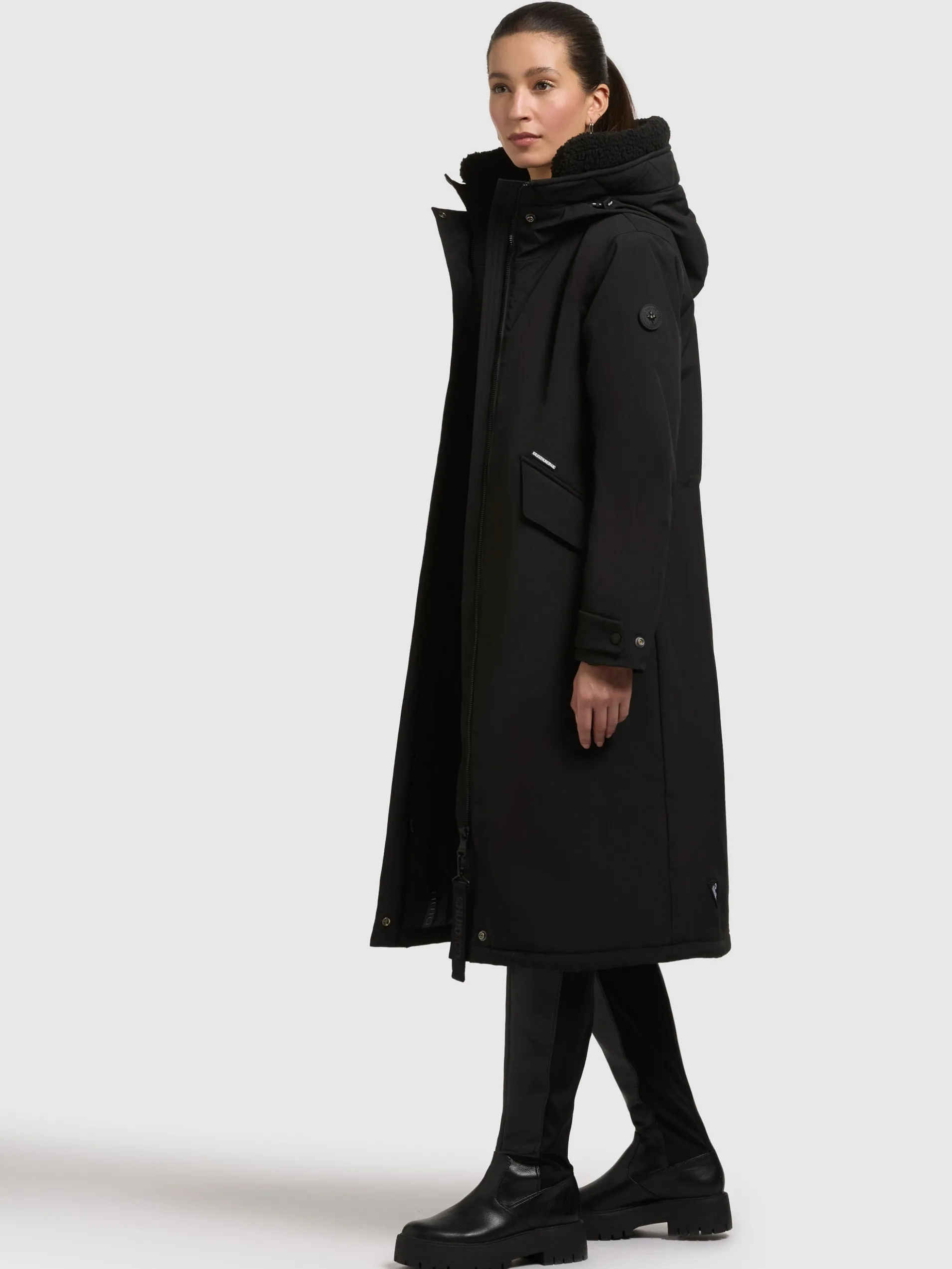 Mantel AGNETA2 BLACK