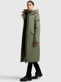 Mantel AGNETA2 MUTED GREEN