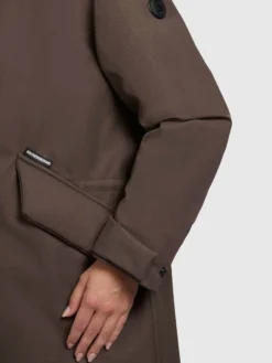Mantel AGNETA Taupe dunkel