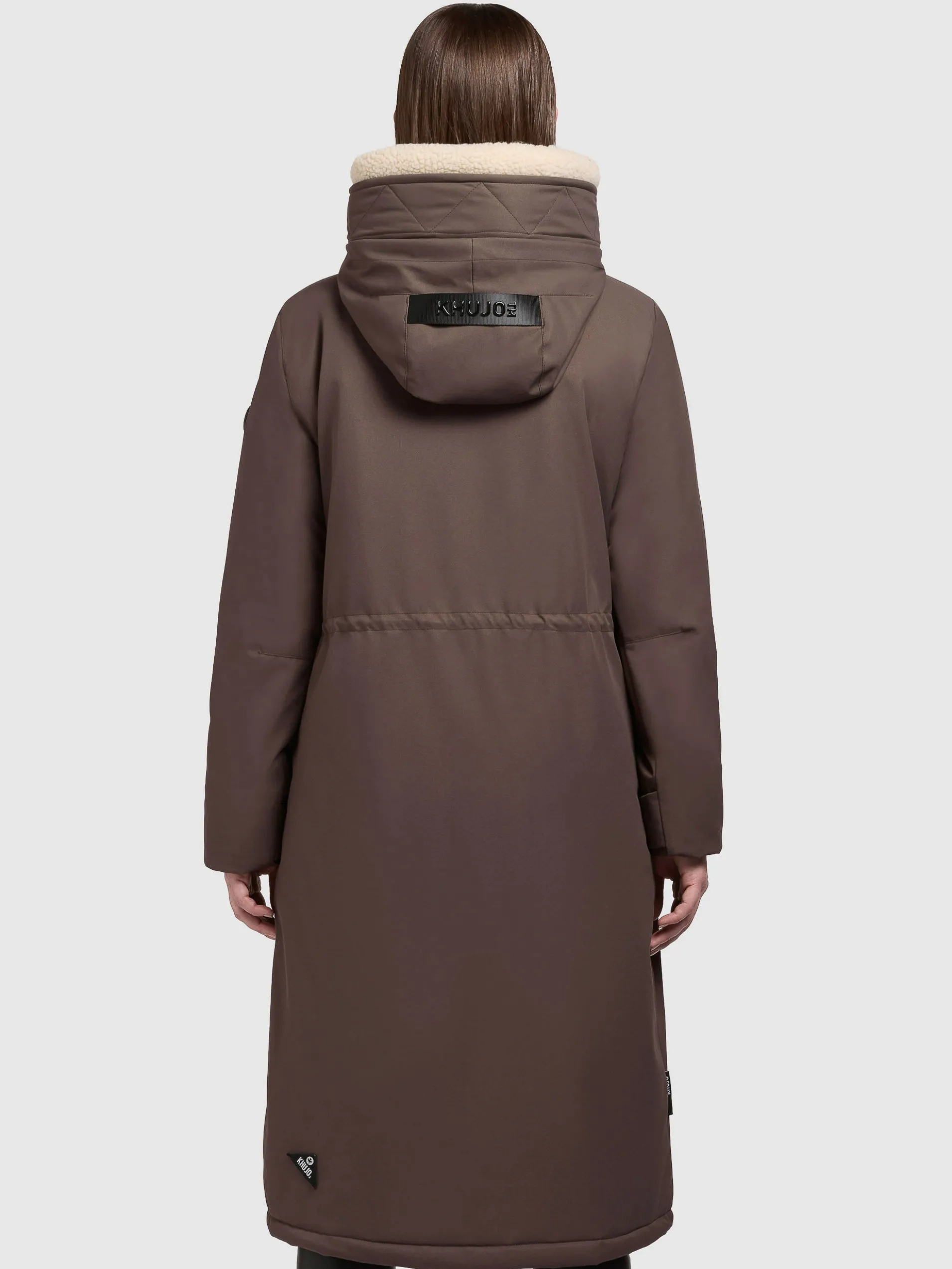 Mantel AGNETA Taupe dunkel