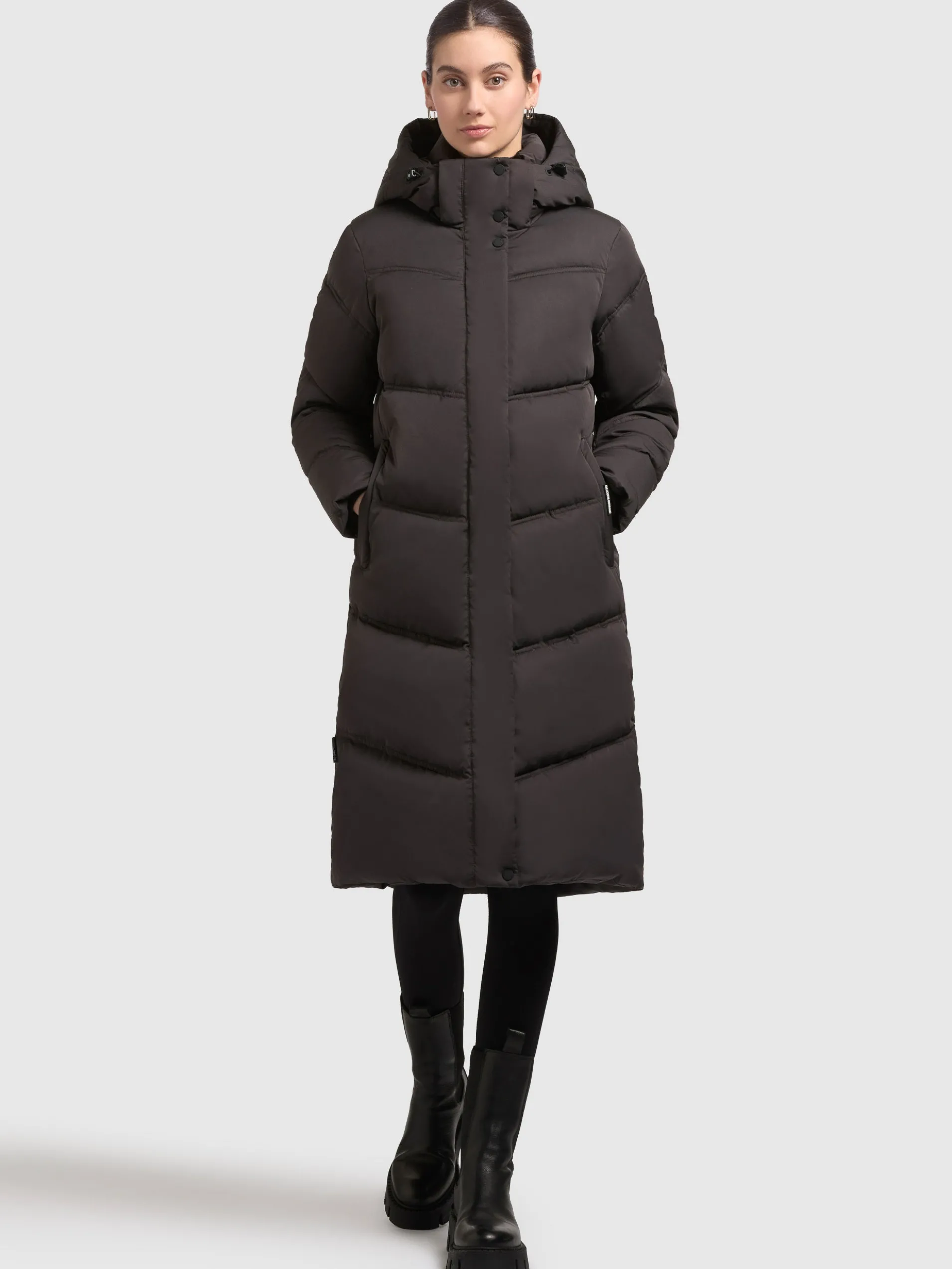 Mantel AINU2 MOODY PLUM