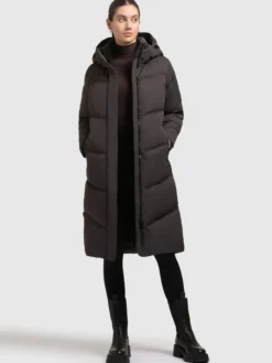 Mantel AINU2 MOODY PLUM