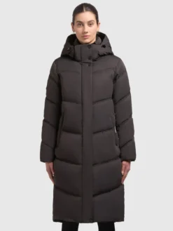 Mantel AINU2 MOODY PLUM