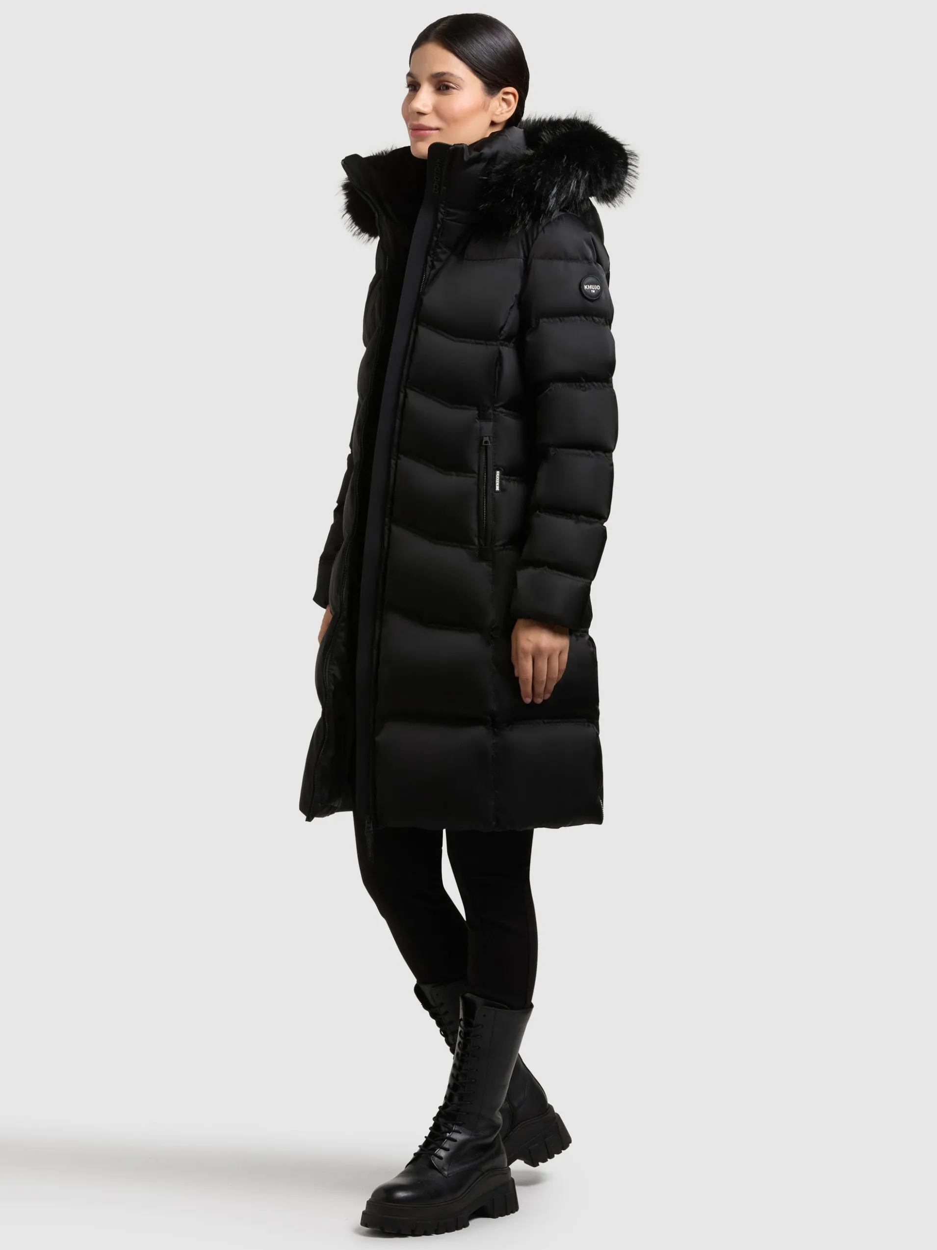Mantel AKKIE BLACK