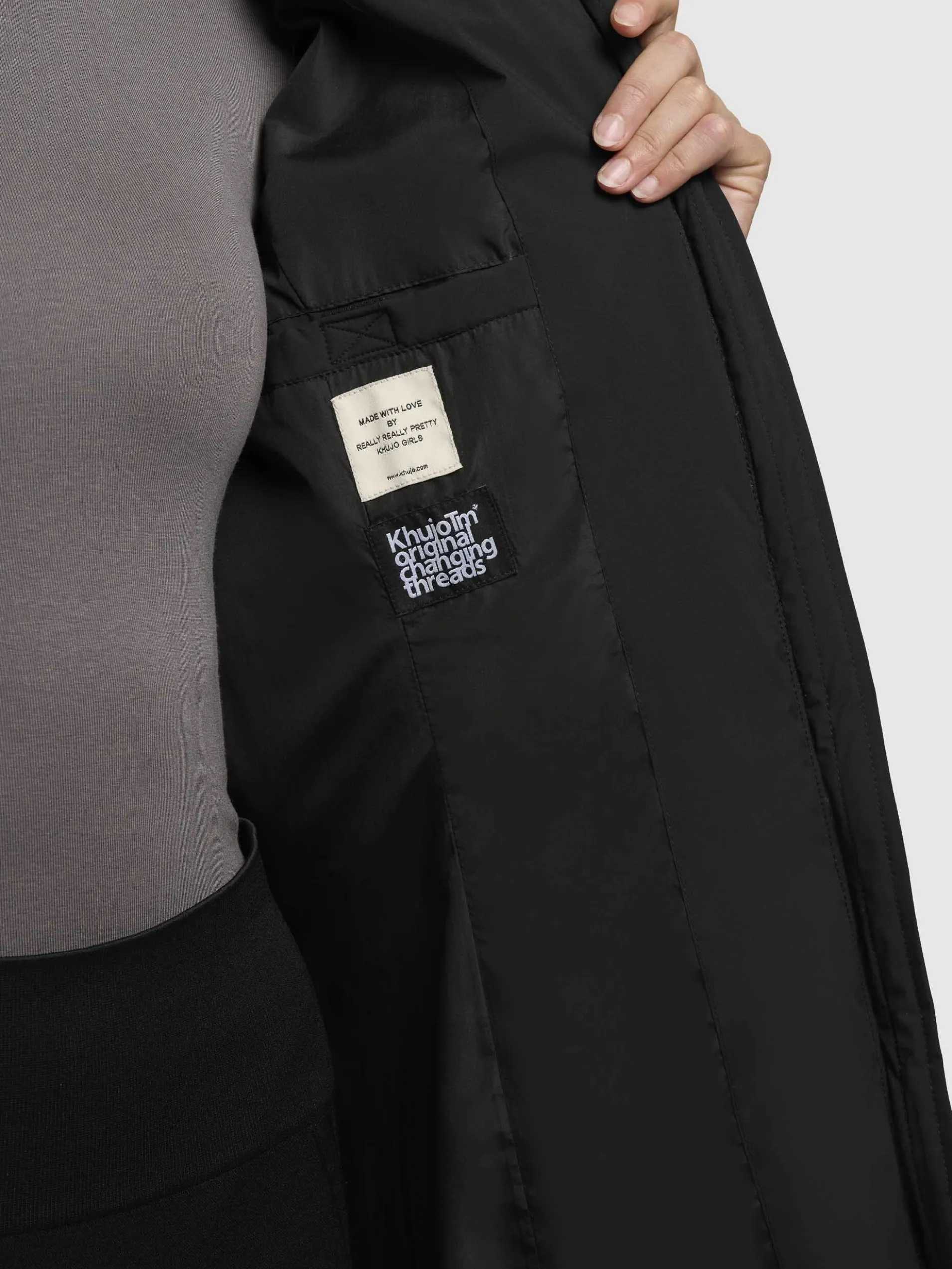 Mantel ARIBAY5 Schwarz