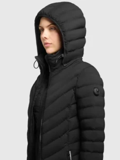 Mantel BRIGETT - 2IN1 WITH BAG BLACK