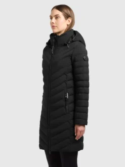 Mantel BRIGETT - 2IN1 WITH BAG BLACK