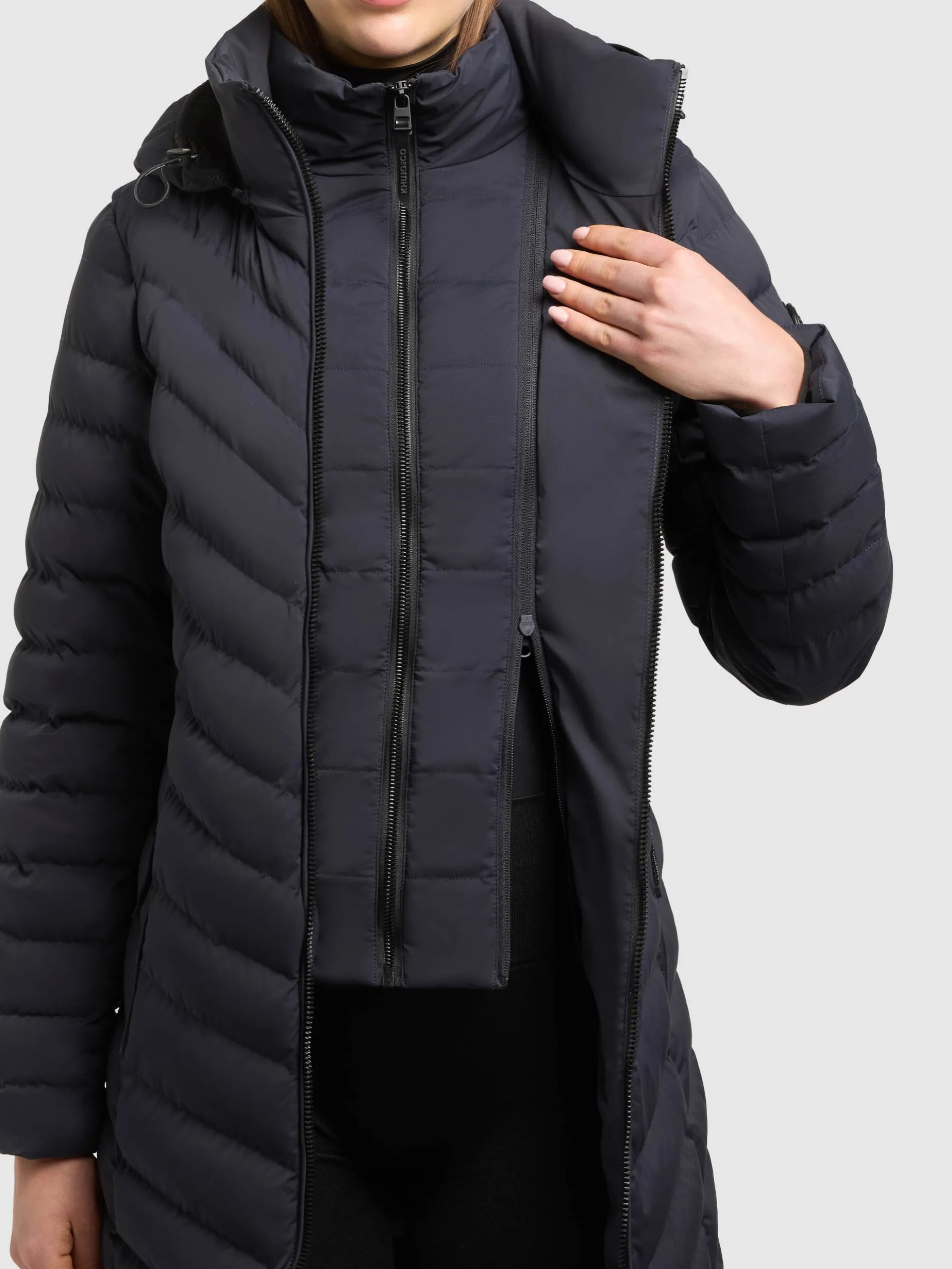 Mantel BRIGETT - 2IN1 WITH BAG NIGHTFALL NAVY