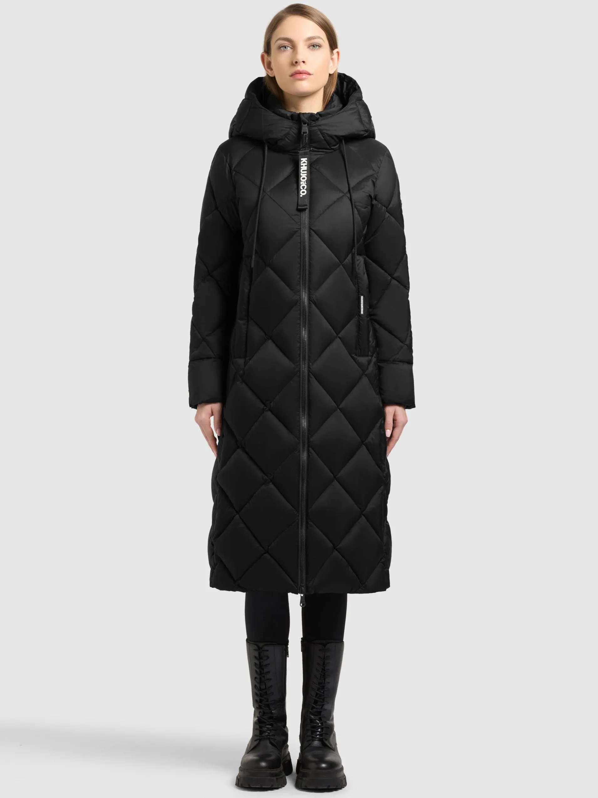 Mantel CILIA2 MATT BLACK