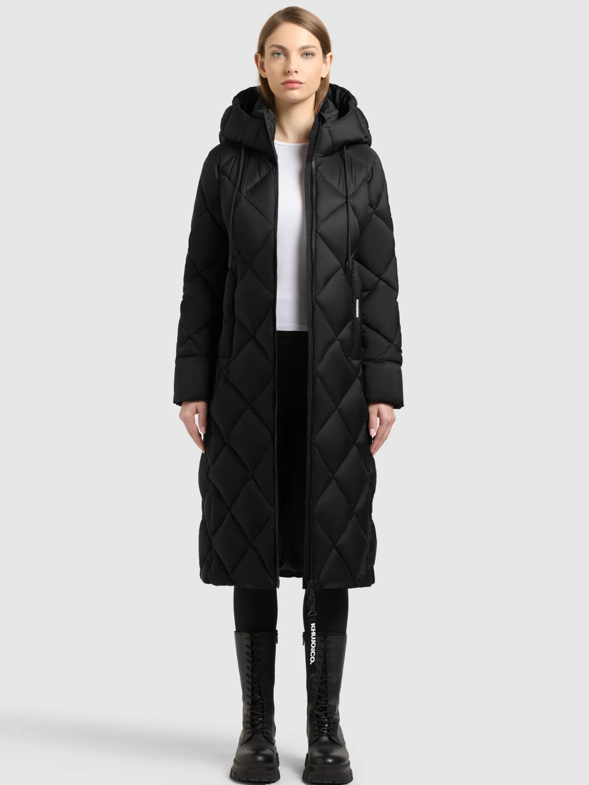 Mantel CILIA2 MATT BLACK