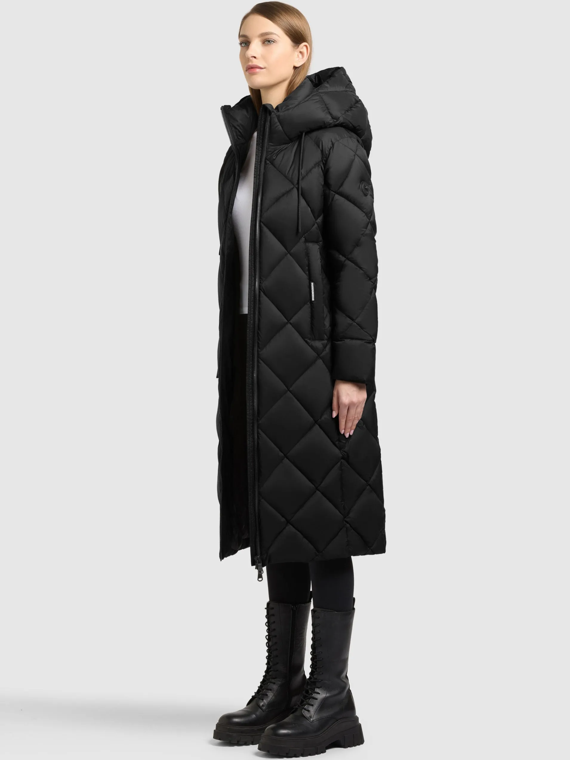 Mantel CILIA2 MATT BLACK