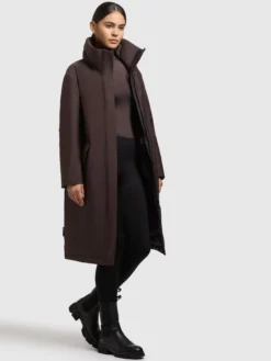 Mantel COLLIE MOODY PLUM