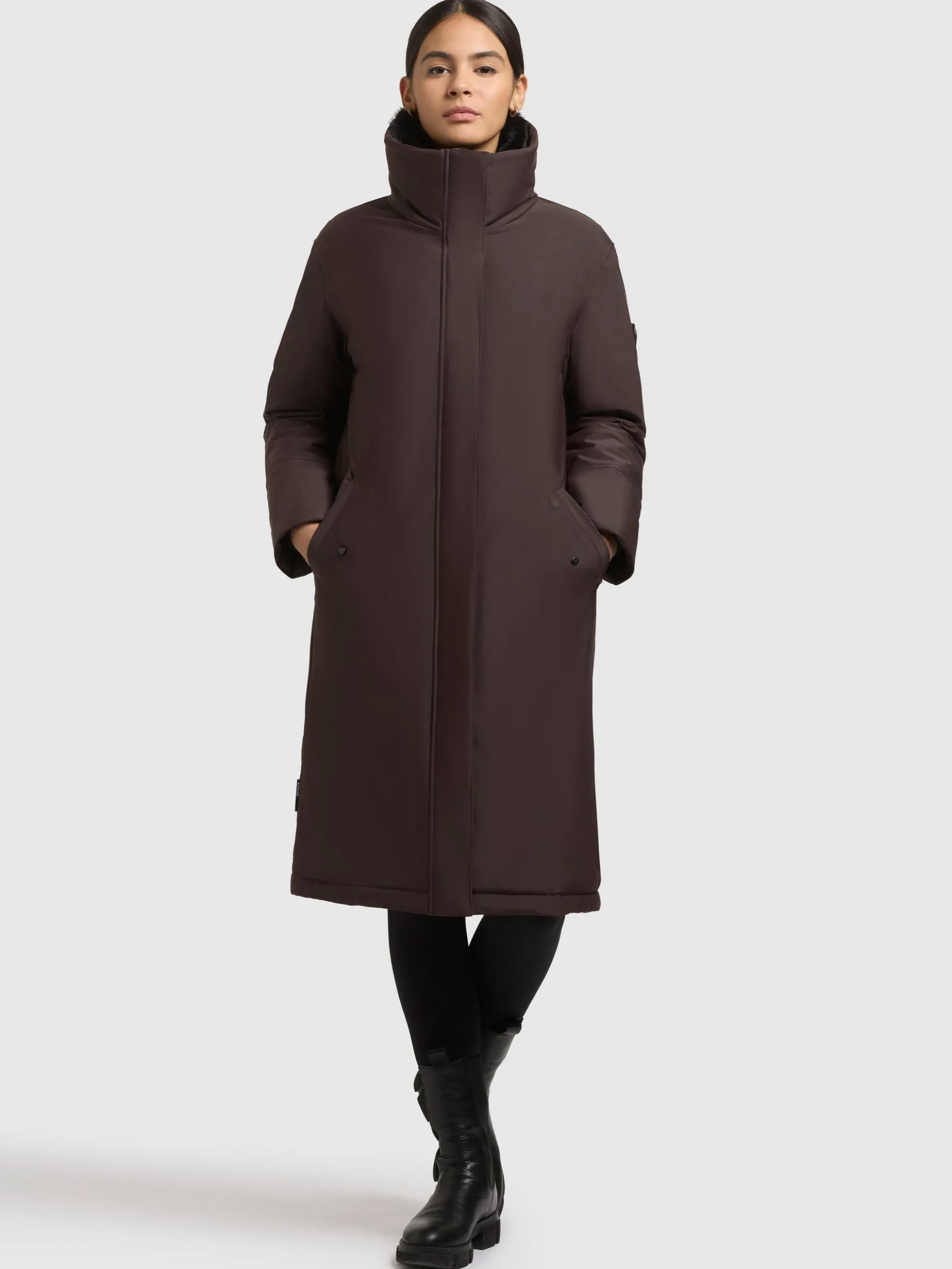Mantel COLLIE MOODY PLUM