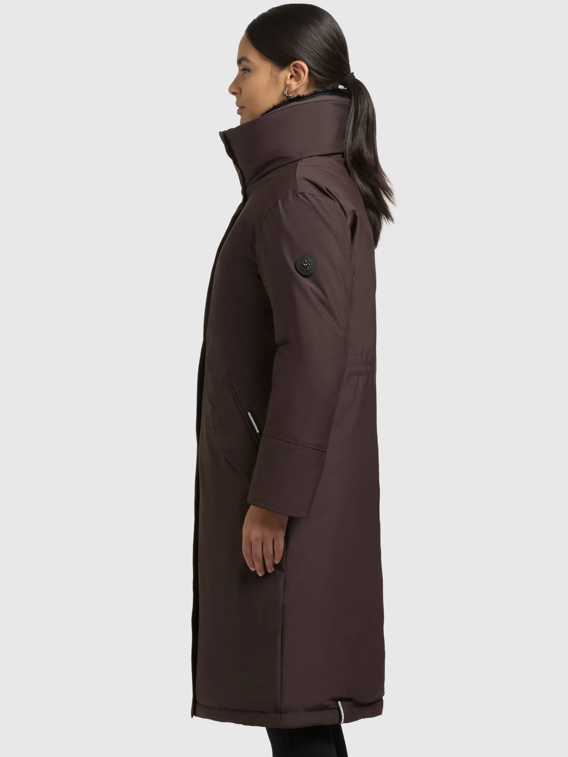 Mantel COLLIE MOODY PLUM