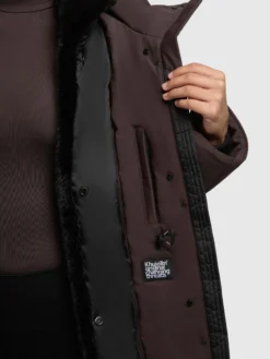 Mantel COLLIE MOODY PLUM