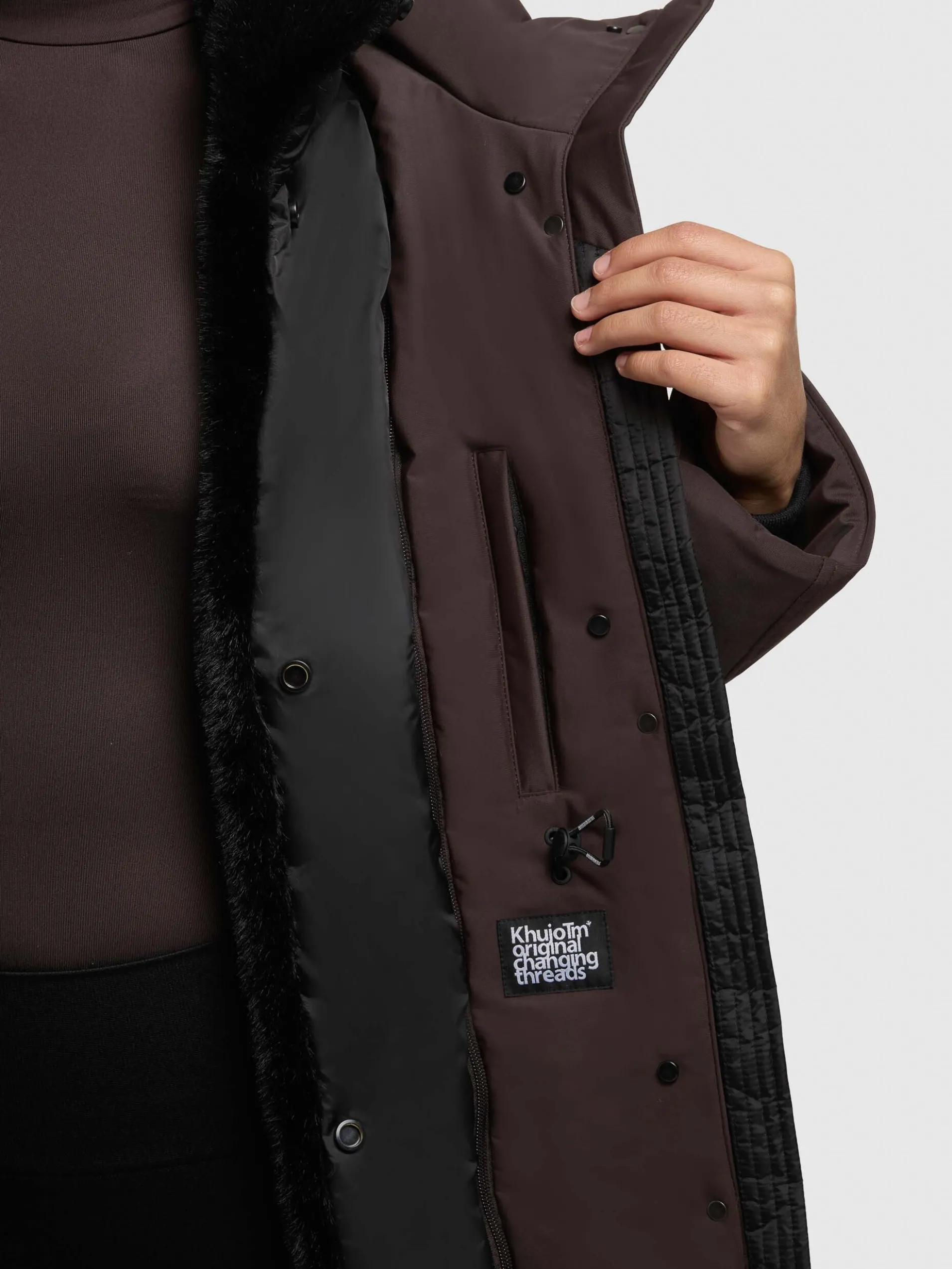 Mantel COLLIE MOODY PLUM