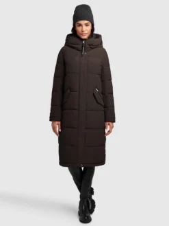 Mantel DAIRI MOODY PLUM
