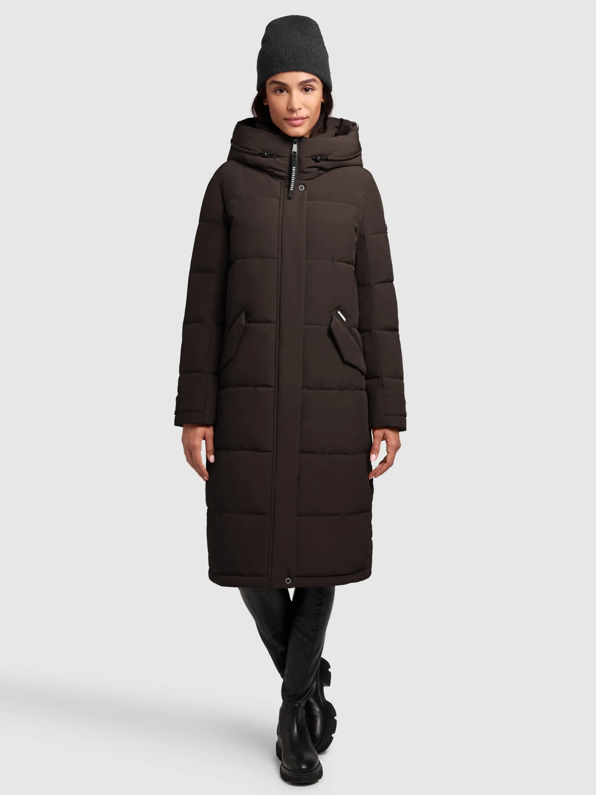 Mantel DAIRI MOODY PLUM