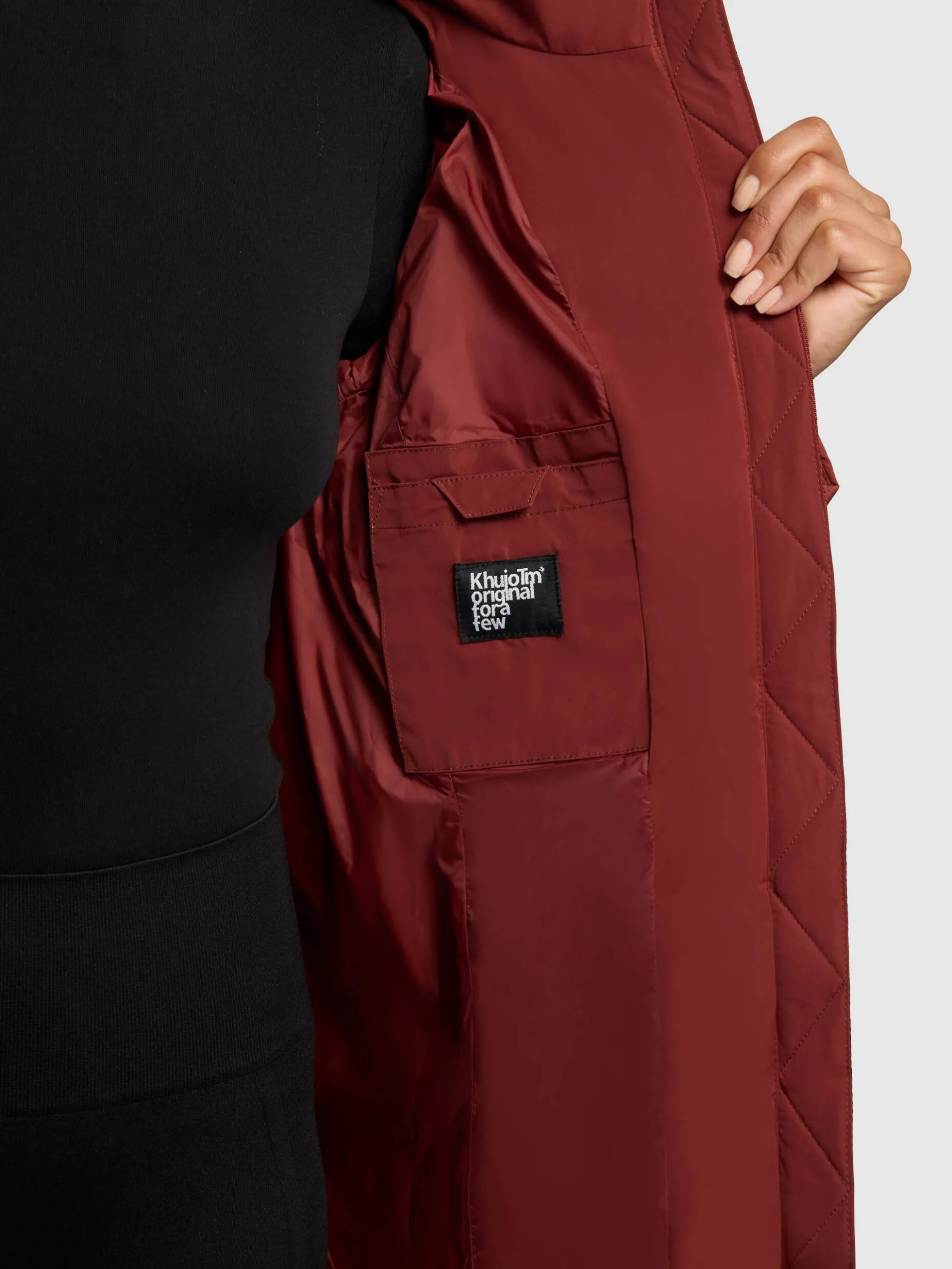 Mantel DARKA2 DARK RED