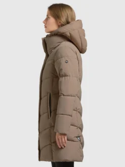 Mantel DEVYN - 2IN1 (Einsatz herausnehmbar) TAUPE BROWN