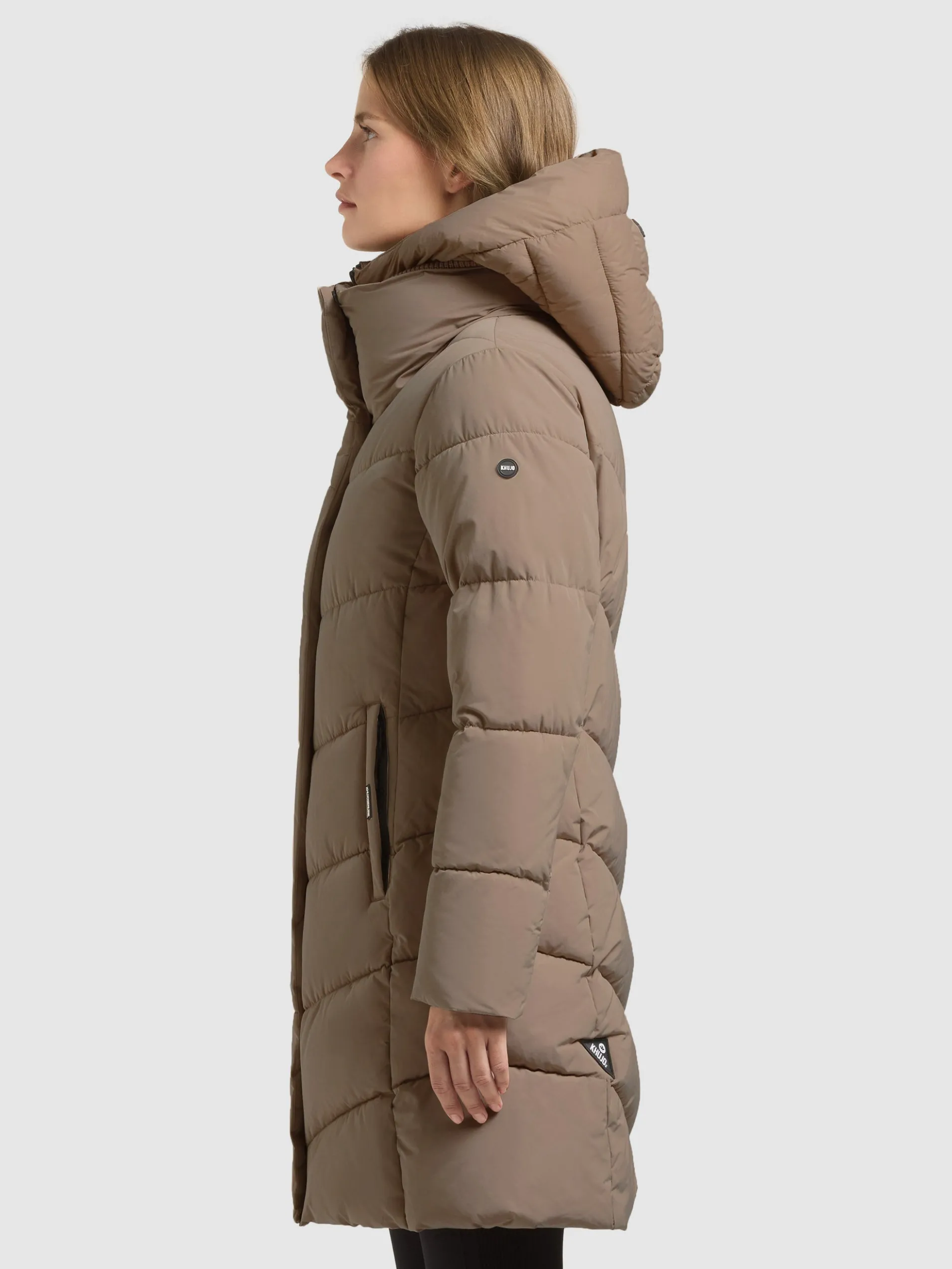 Mantel DEVYN - 2IN1 (Einsatz herausnehmbar) TAUPE BROWN