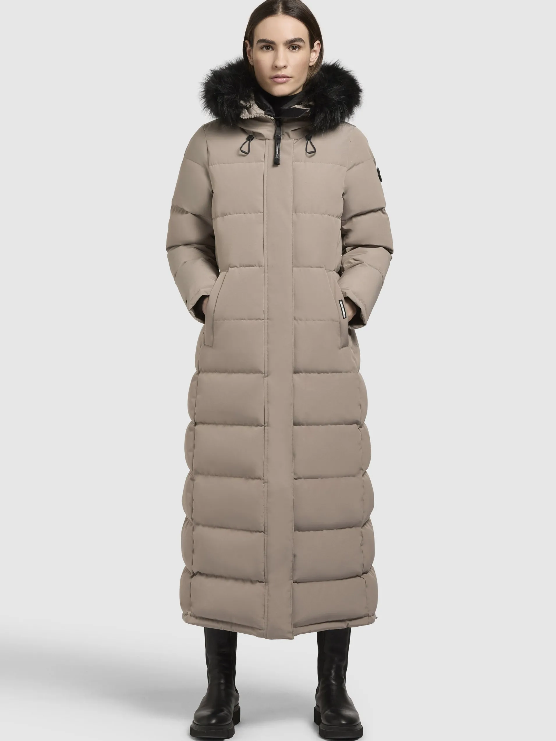 Mantel EDEM Graubeige